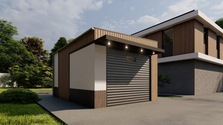 Garages and utility blocks