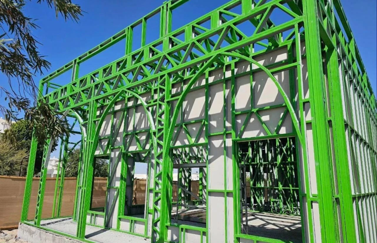 Ecolit construction team and LGSF steel frame buildings showcasing modern eco-friendly construction technology
